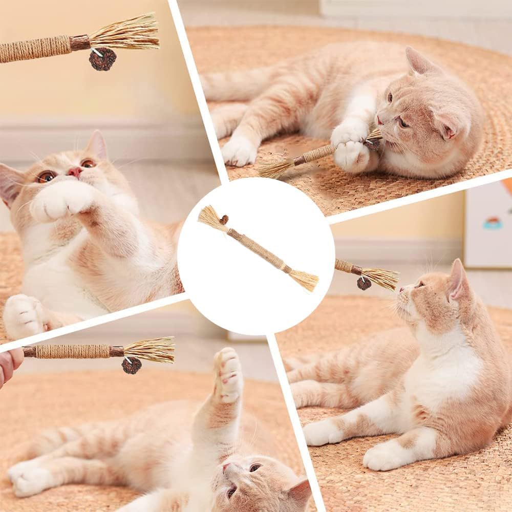 Bâton à mâcher pour chat - PurrStick™ - Sky le Chat