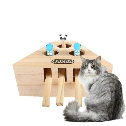 Jouet Interactif Chat - PawHunter™ - 3 Trous - Sky le Chat