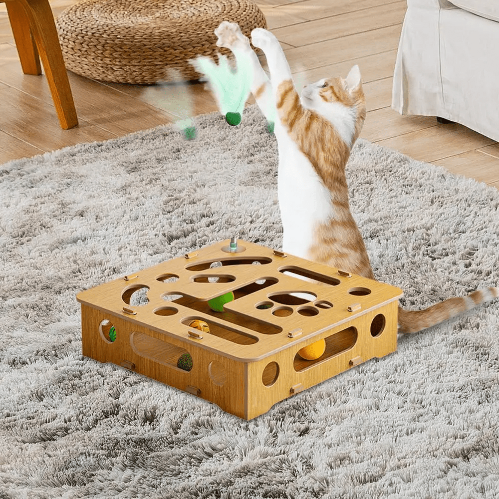 Jouet pour chat - CatPuzzleToy™ - Sky le Chat