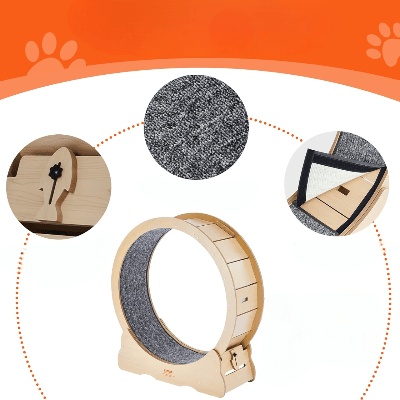 Roue Chat - KittyTread™ - Beige - Sky le Chat