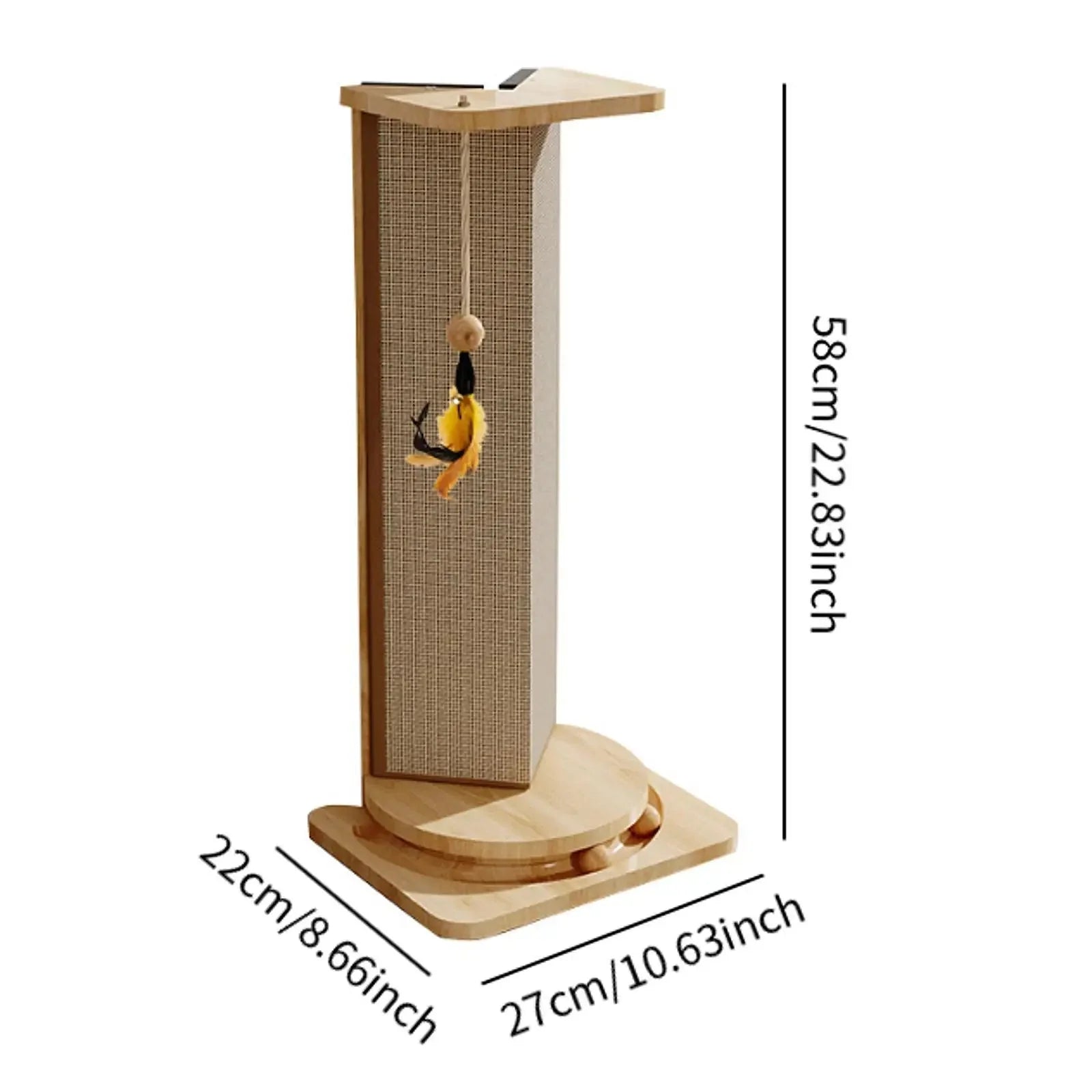 Griffoir pour chat - CatScratcherPost™ - Sky le Chat